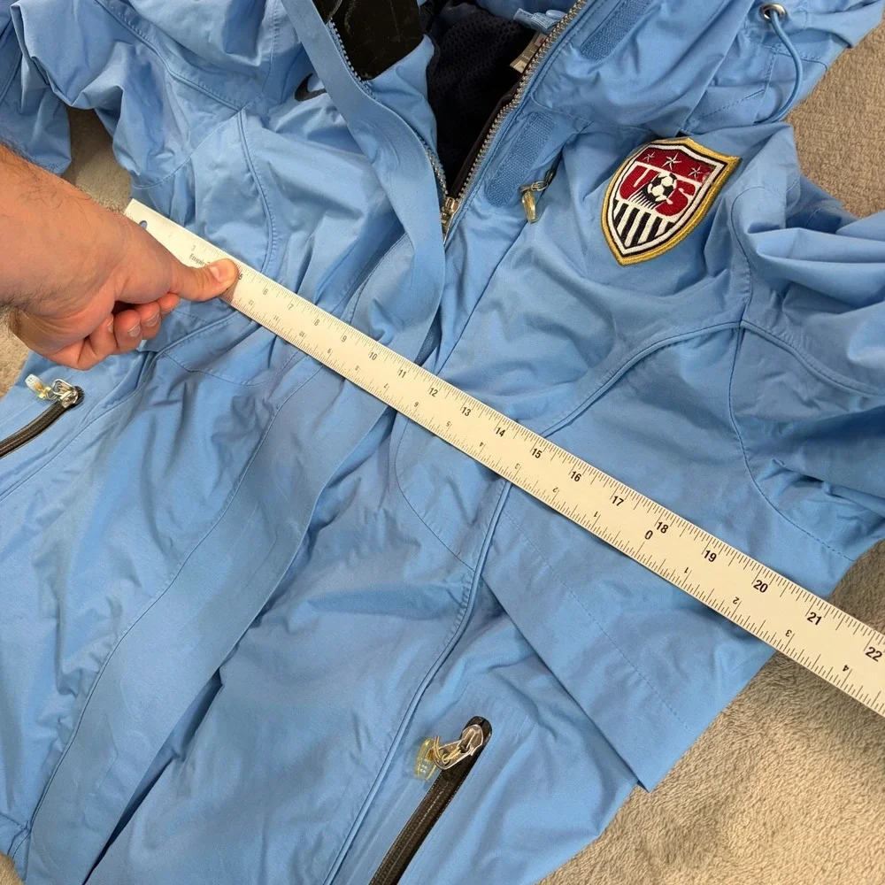 Vintage Nike Fit Storm Team USA Soccer Ski Snow Shell Jacket Youth‎ Large 12-14